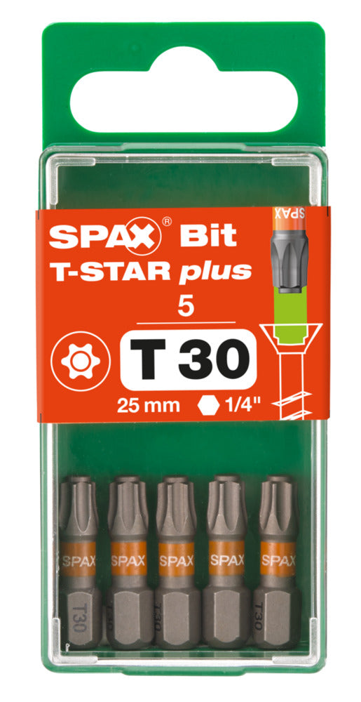SPAX Bit T-STAR Plus S 25mm 5st-918626