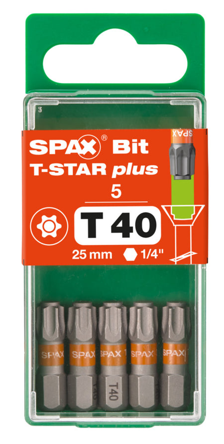 SPAX Bit T-STAR Plus S 25mm 5st-918627