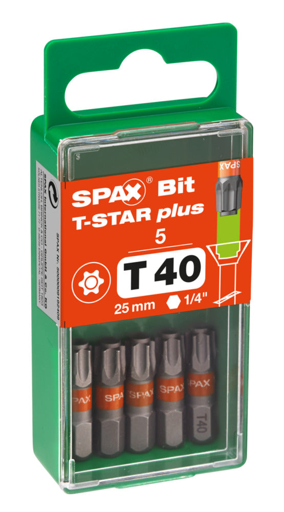 SPAX Bit T-STAR Plus S 25mm 5st-918627