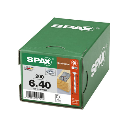 SPAX Tellerkopschroef Verzinkt DK 6mm Voldraad T30-918641