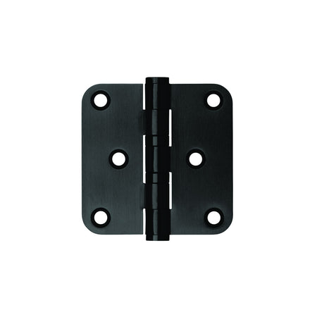 AXA Kogellagerscharnier Afgerond Zwart 76x76x25mm-920546