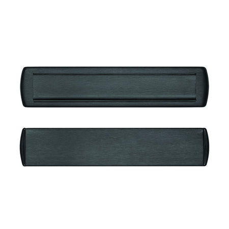 AXA Tochtwering Rechthoek RVS Zwart 340x76mm-920549