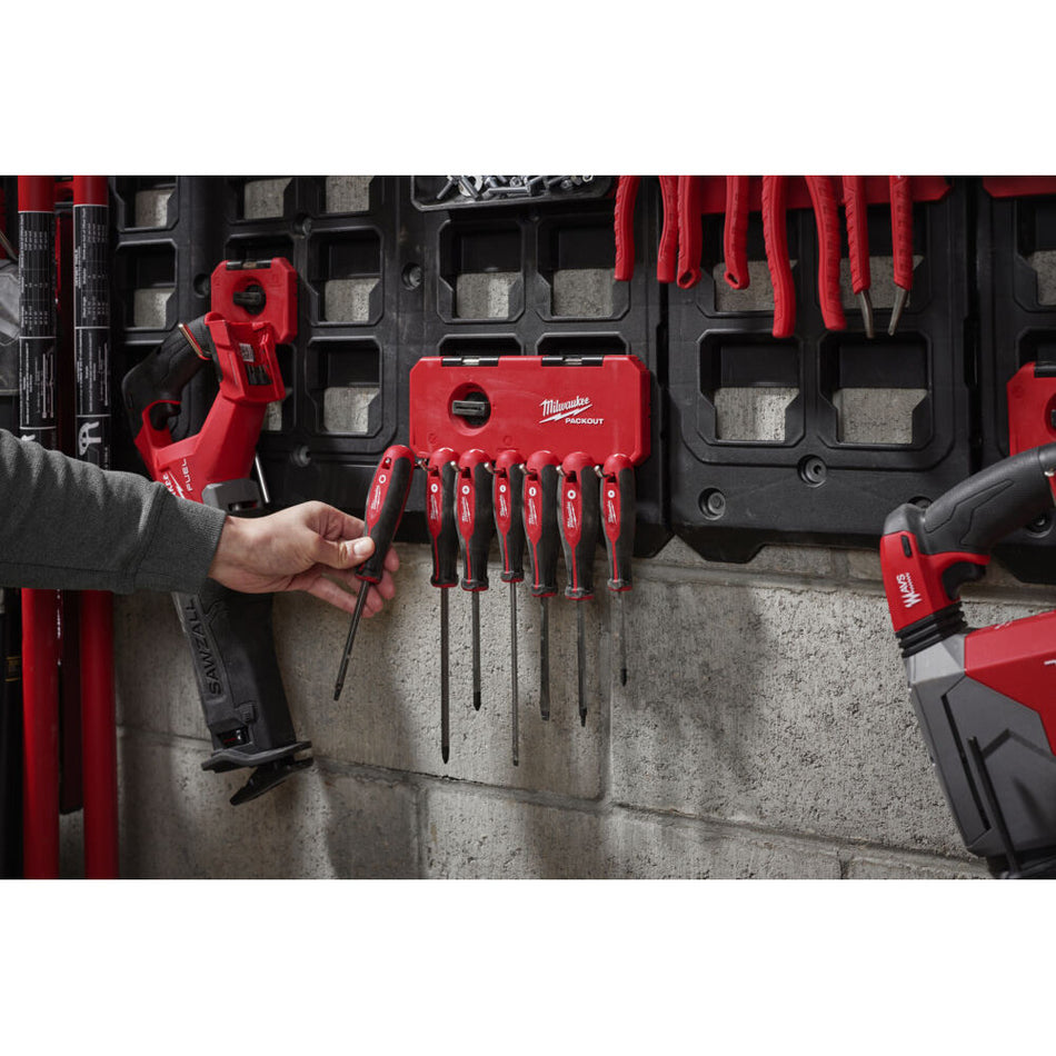 Milwaukee PACKOUT™ Rechte Haakjes 7 Op Rij-920998
