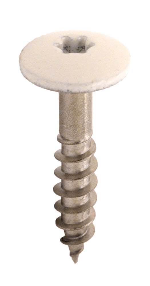 Bouwmaat HPL Schroef RVS Gebroken Wit 4,8mm T20 100st-921080