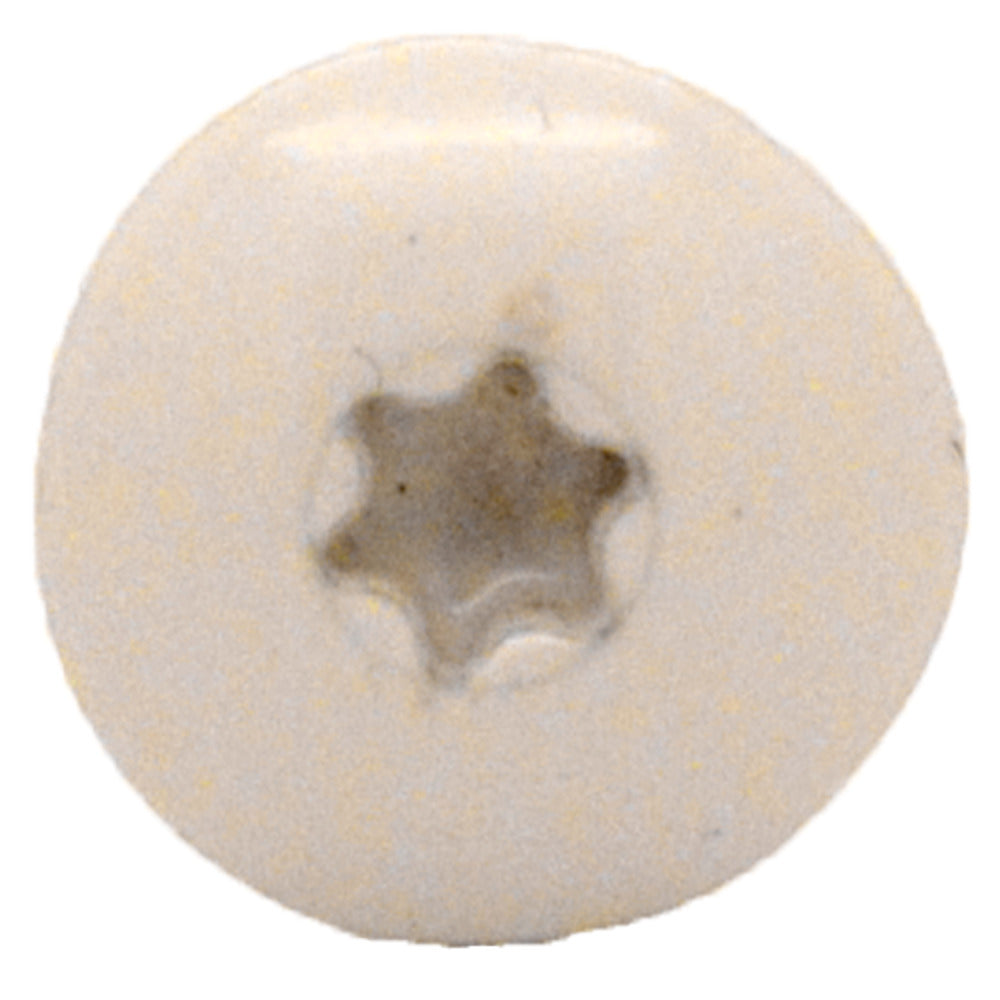 Bouwmaat HPL Schroef RVS Crème 4,8mm T20 100st-921081