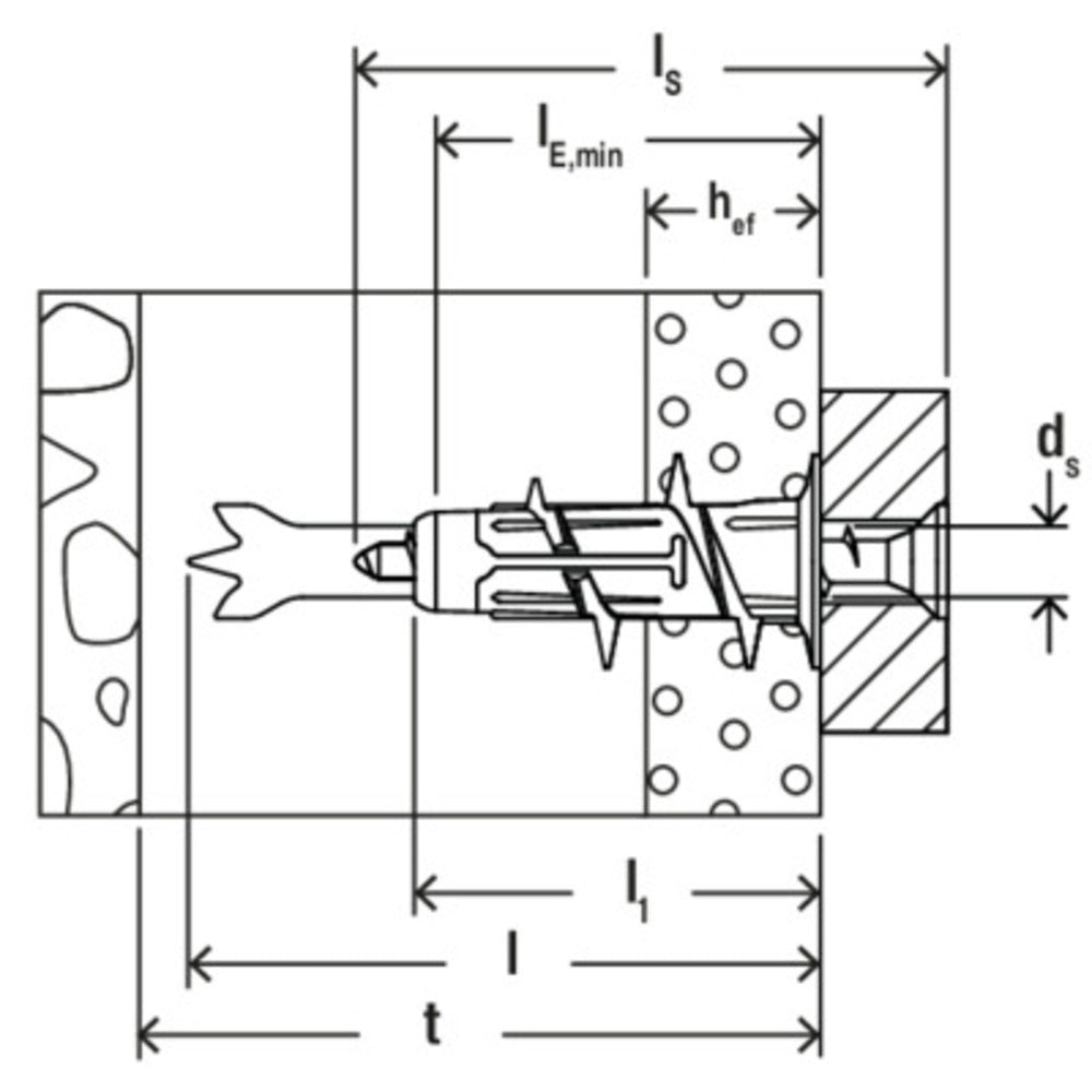 fischer Gipsplaatplug DuoBlade 40st-921946