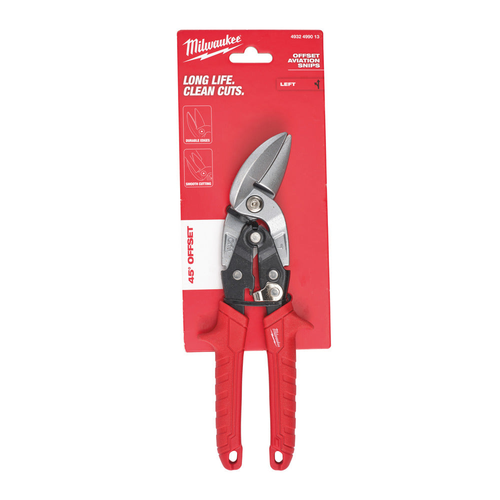 Milwaukee Blikschaar Gebogen Links-927741