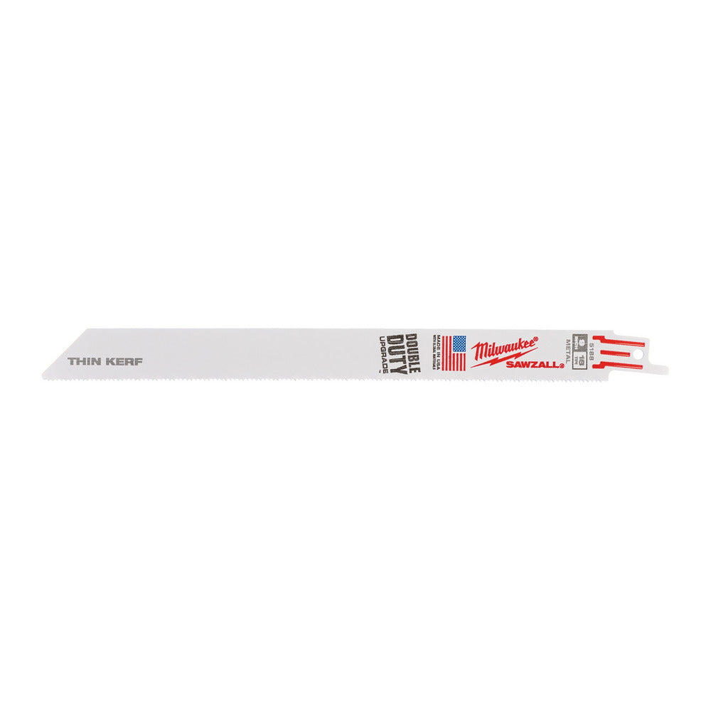 Milwaukee Reciprozaagblad Sawzall Metaal Thin Kerf 18-Tpi-927762