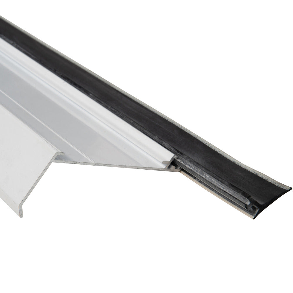 Alwo® Muuraansluitprofiel met dichtingsrubber wit 3 meter-930220