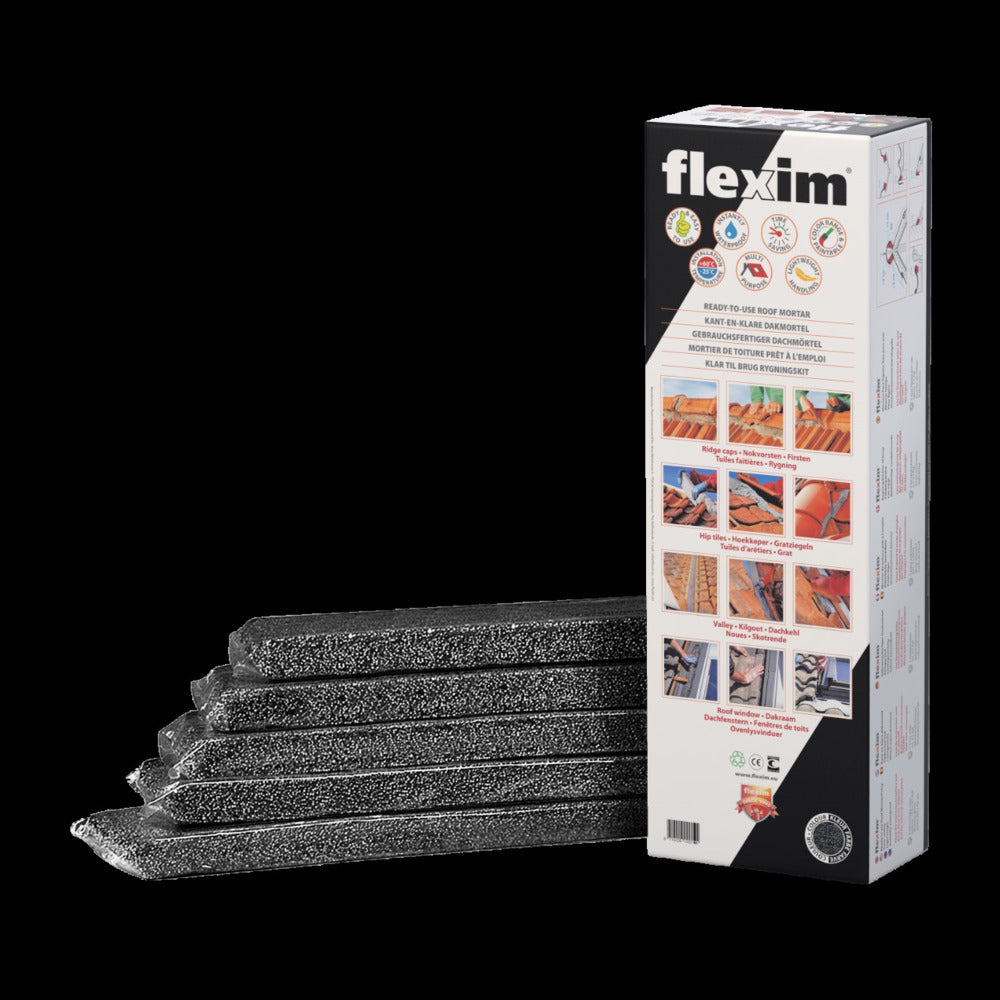 Flexim Dakreparatiemortel Kleinverpakking Zwart 10L-931217