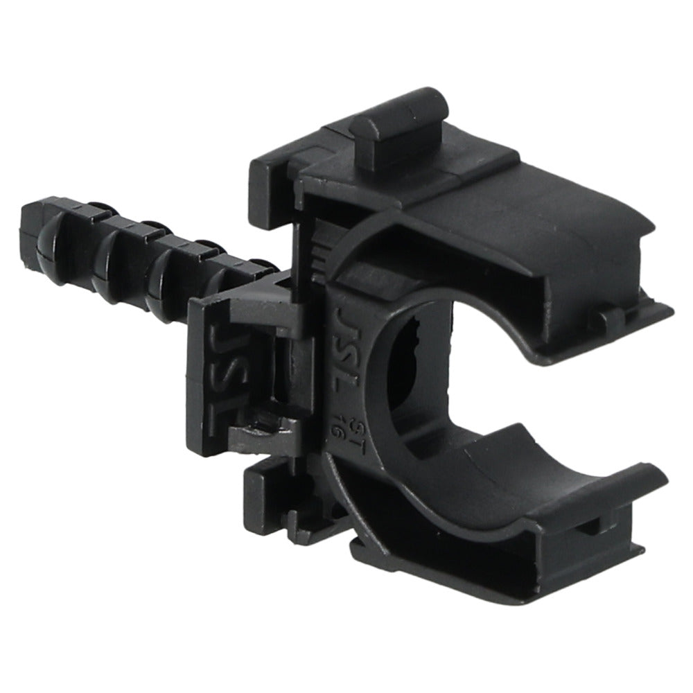 Buisclip Euro 16mm tbv 5/8 Buis Zwart  50st-939628