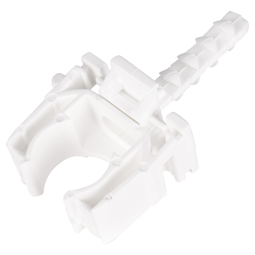 Buisclip Euro 16mm tbv 5/8 Buis Wit 50st-939629