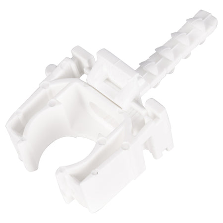 Buisclip Euro 16mm tbv 5/8 Buis Wit 50st-939629
