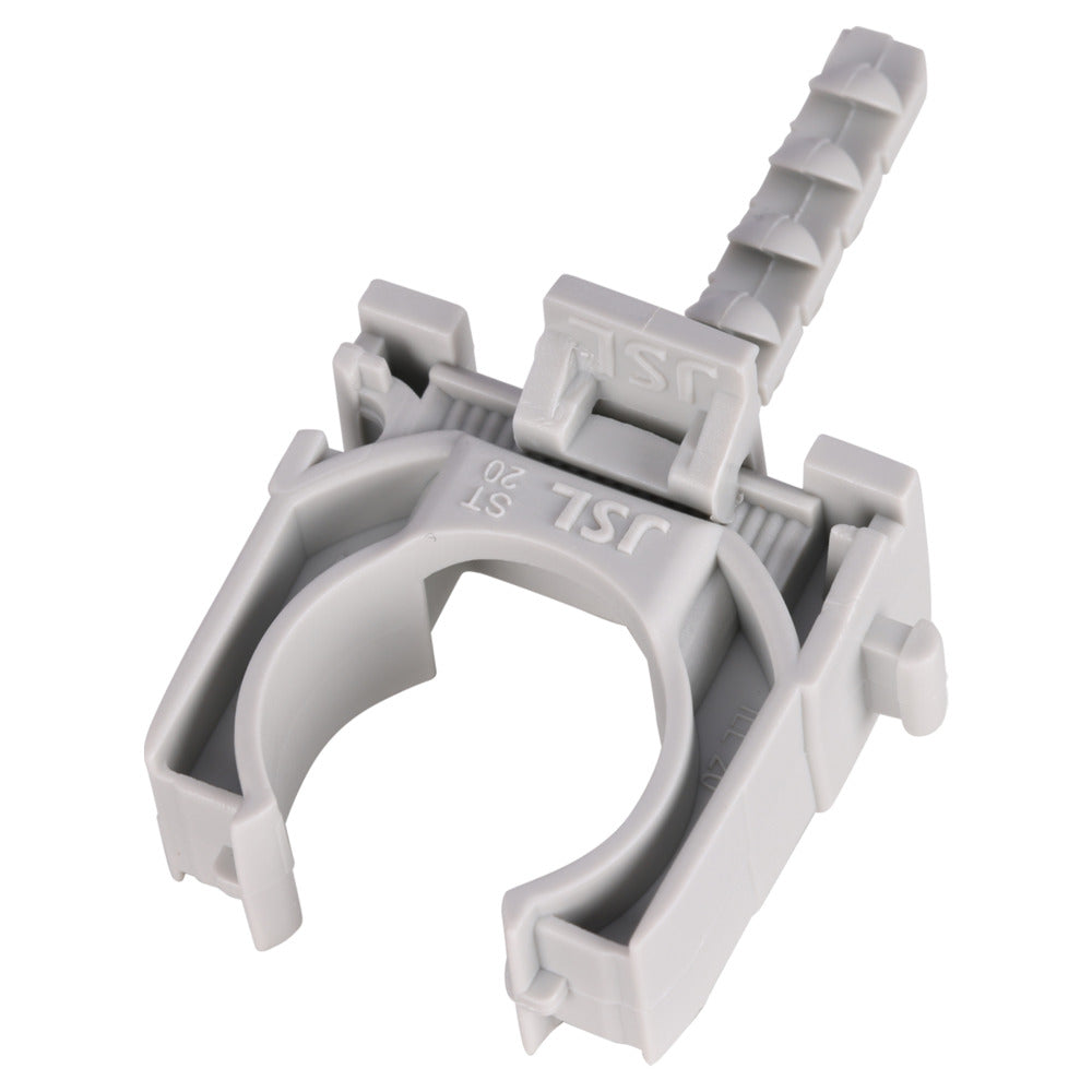 Buisclip Euro 20mm tbv 3/4 Buis Grijs  50st-939630