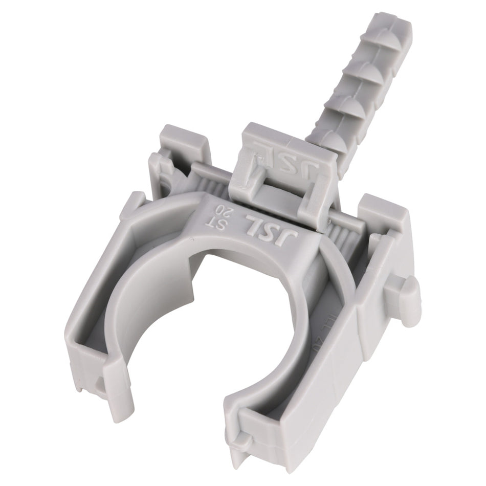 Buisclip Euro 20mm tbv 3/4 Buis Grijs  50st-939630