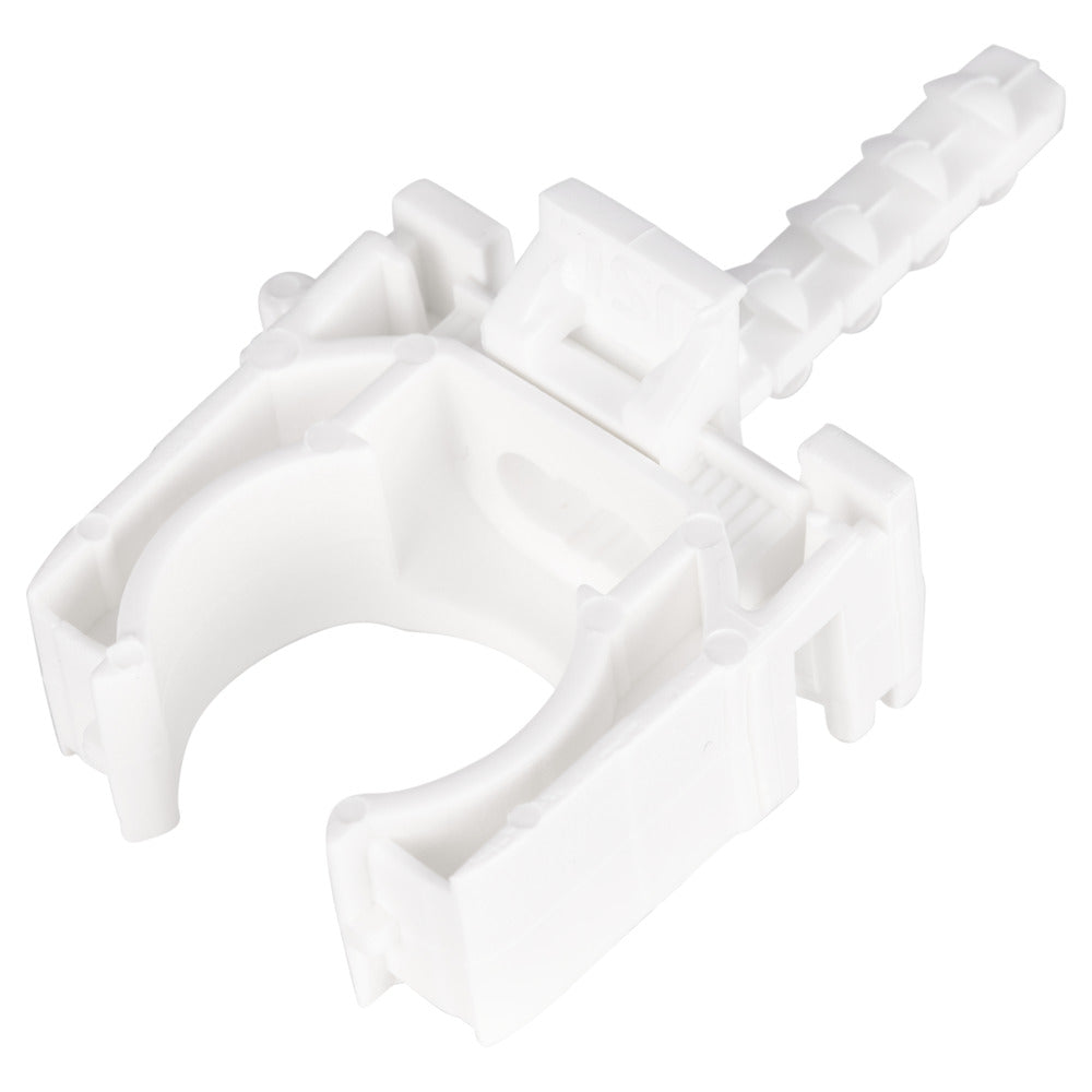 Buisclip Euro 20mm tbv 3/4 Buis Wit 50st-939632