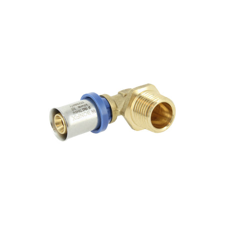 BONFIX Alu-pers Kniekoppeling 1/2" bu.dr. x16mm 80st-939865