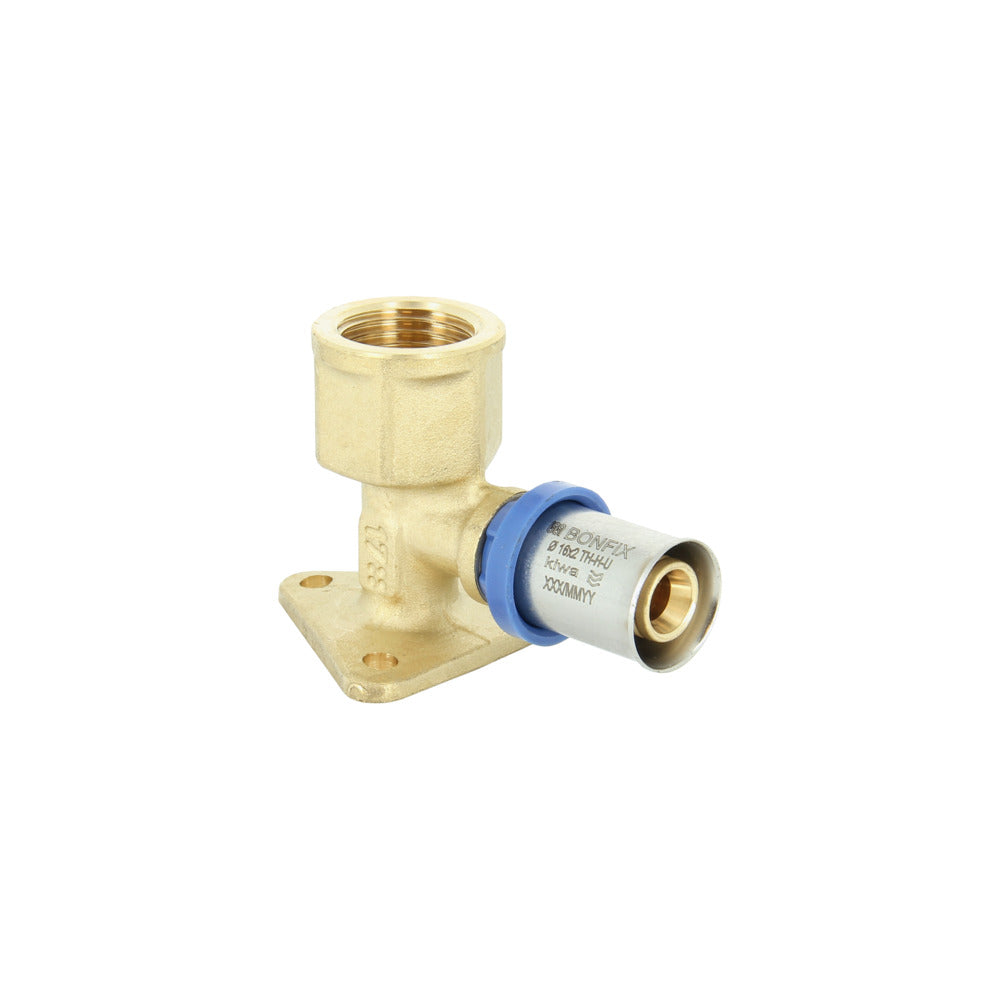BONFIX Alu-pers Muurplaat 1/2" bi.dr. x16mm H=47mm 40st-939867