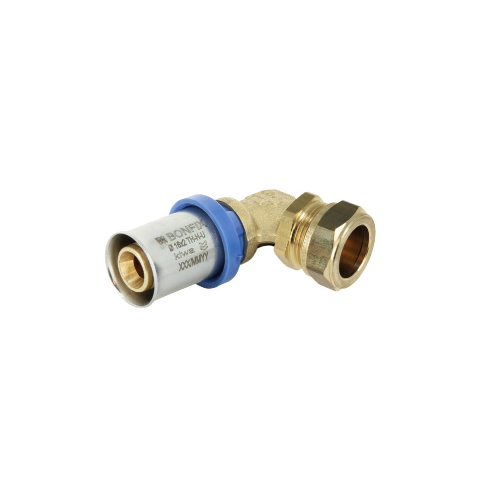 BONFIX Alu-pers Knie Verloopkoppeling Knel 16x15mm  60st-939872