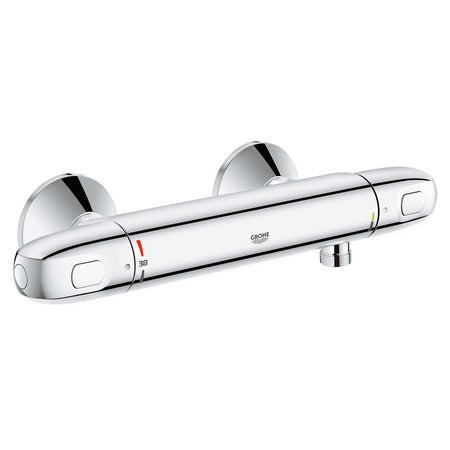Grohe 1000 Thermostaatkraan Douche Met Koppelingen Chroom 15cm-940331