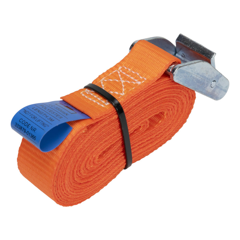Konvox Spanband 25mm Met Klemgesp HD 125/350daN Oranje 3m-941055