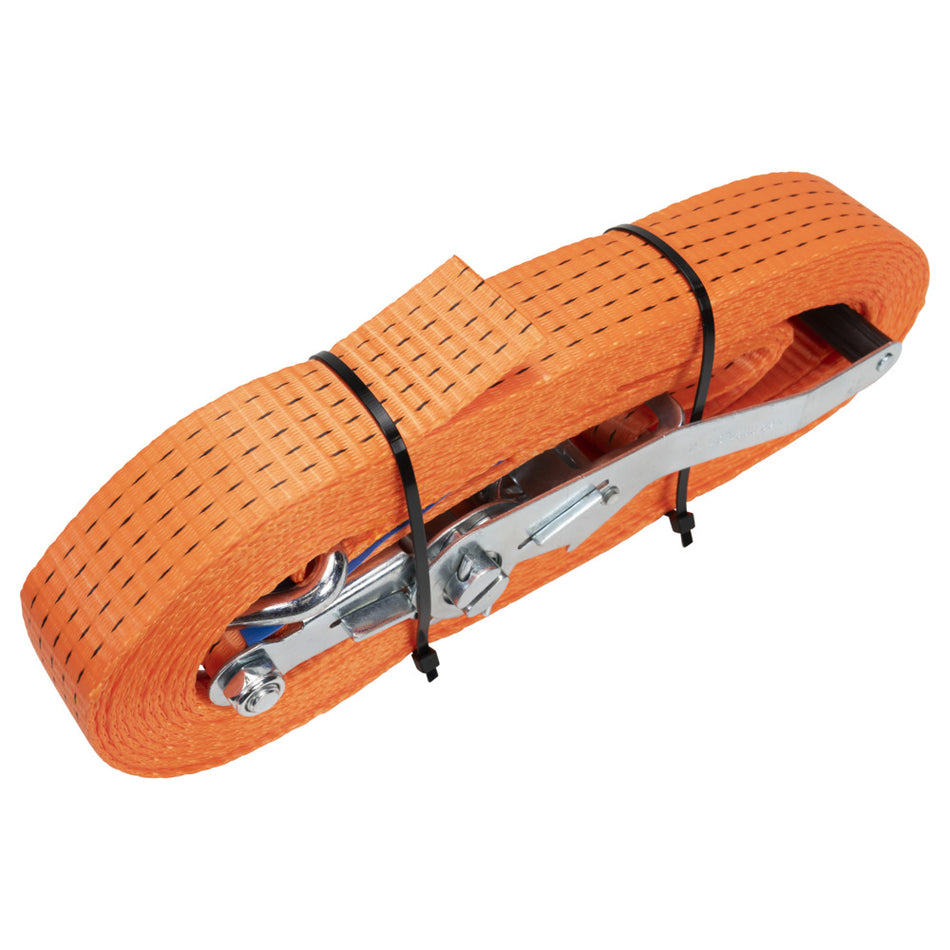 Konvox Spanband 50mm Met Ratel En Haak HD 2500/500daN Oranje 9m-941058