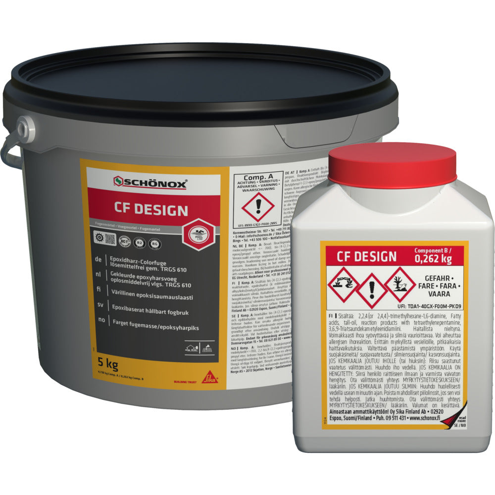 SCHÖNOX CF DESIGN Epoxy Voegmortel Grijs 5kg-942789