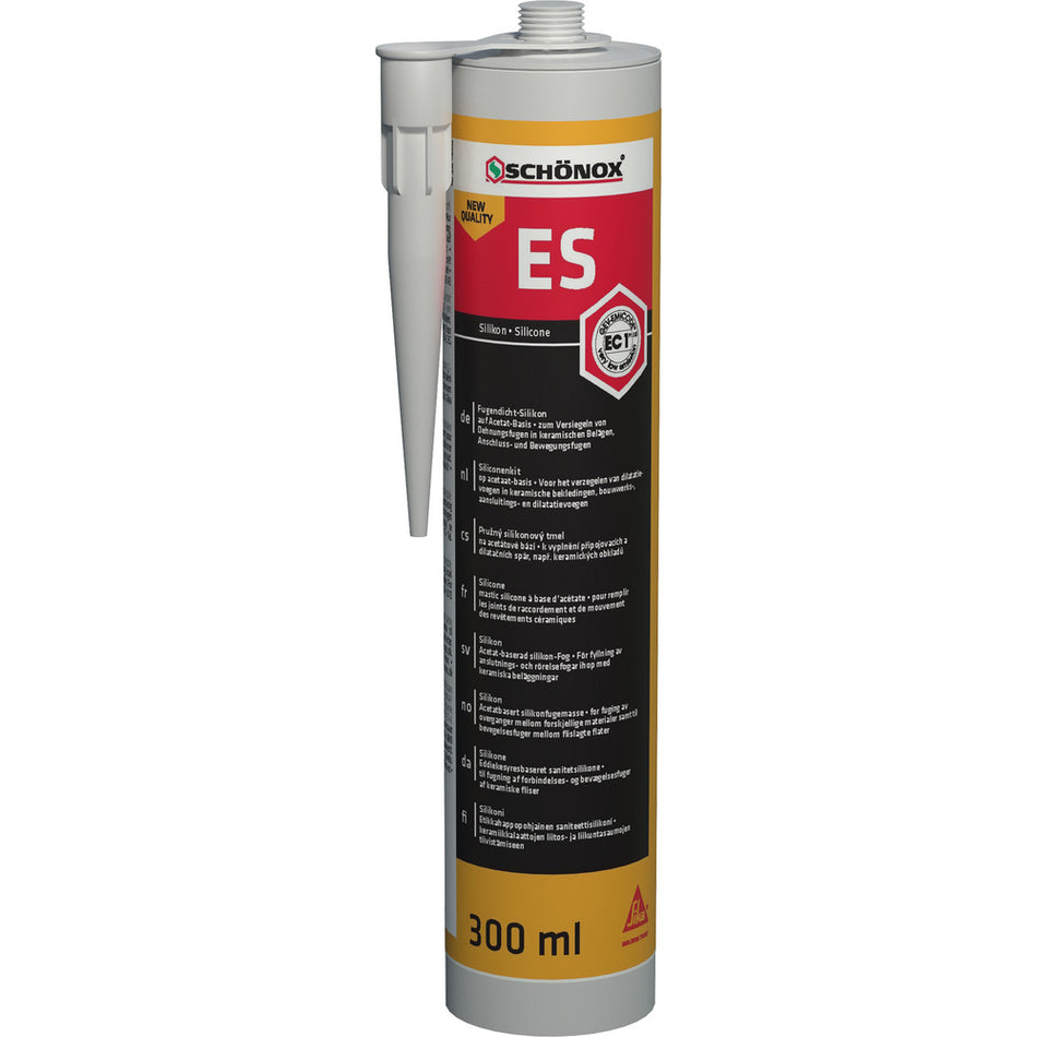 SCHÖNOX ES Siliconenkit Grijs 300ml-942805