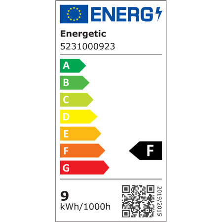 Energetic Led Lamp Bulb E27 SMD A60 8,6W 806LM 2700K Frosted - 3-Pack-943029
