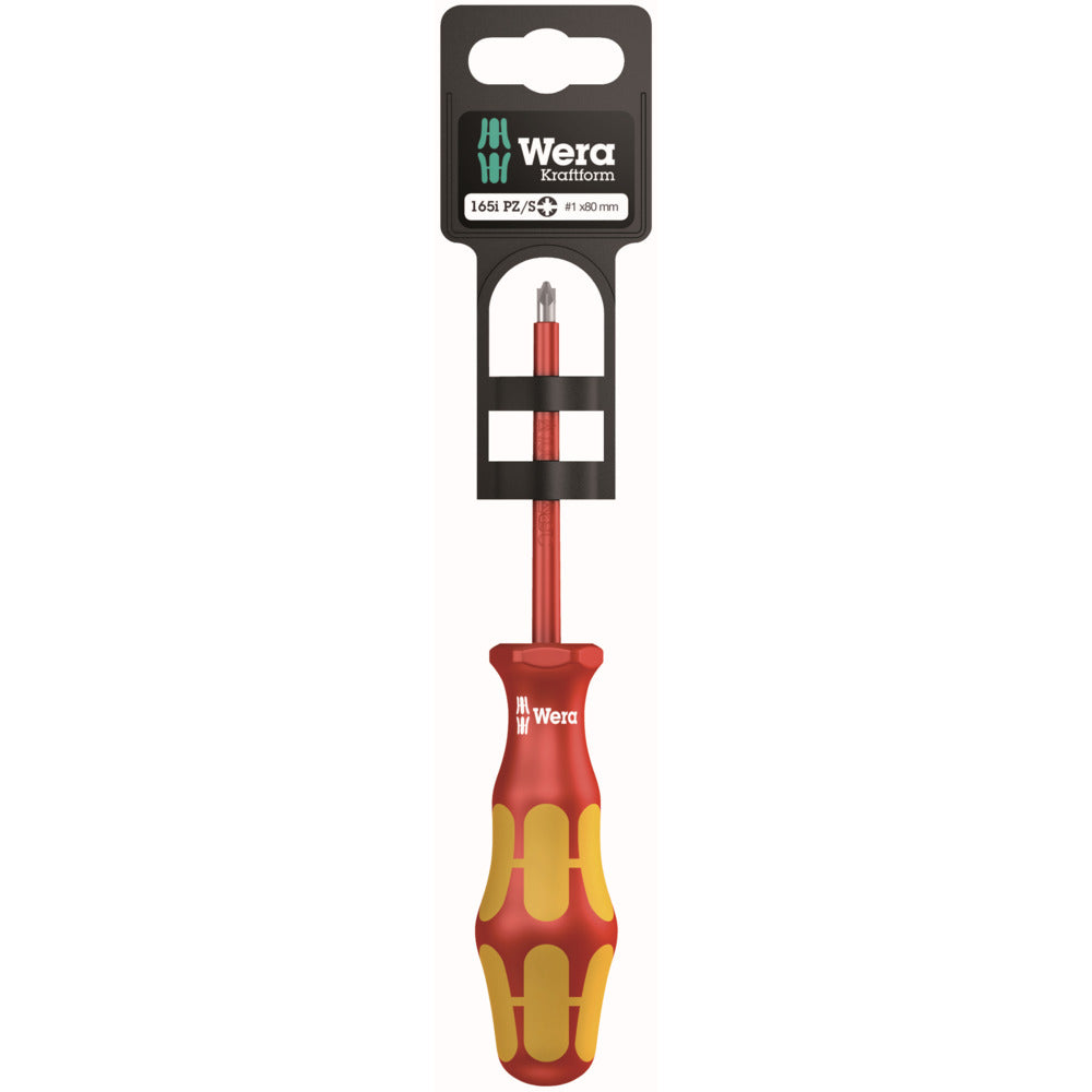 Wera 165 i PZ/S SB VDE Geïsoleerde Schroevendraaier PlusMinus-Schroeven 1x80mm-943374