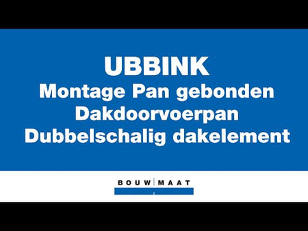 Ubbink Dakdoorvoerpan Neroma Kunststof Zwart 25-45° Ø110-131mm-206301