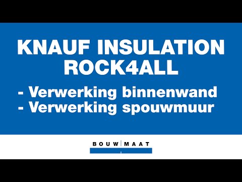 Knauf Insulation Isolatie Rock4ALL Steenwol 70mm Rd2,0 1200x600mm 6pl 4,32m2-768364