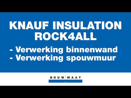 Knauf Insulation Isolatie Rock4ALL Steenwol 70mm Rd2,0 1200x600mm 6pl 4,32m2-768364