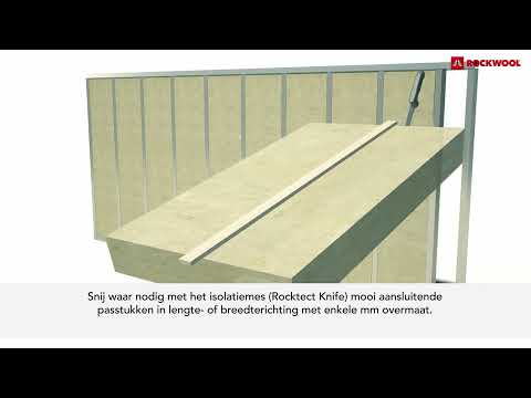 ROCKWOOL Isolatie Rocksono Base Steenwol 75mm Rd2,0 1200x600mm 8pl 5,76m2-559208