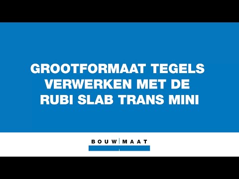 Rubi Slab Trans Mini Tegeldraagsysteem-823476