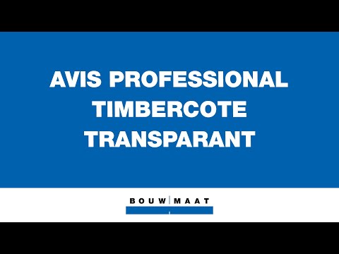 Avis Timbercote Buitenlak Mat Kleurloos 1L-780826
